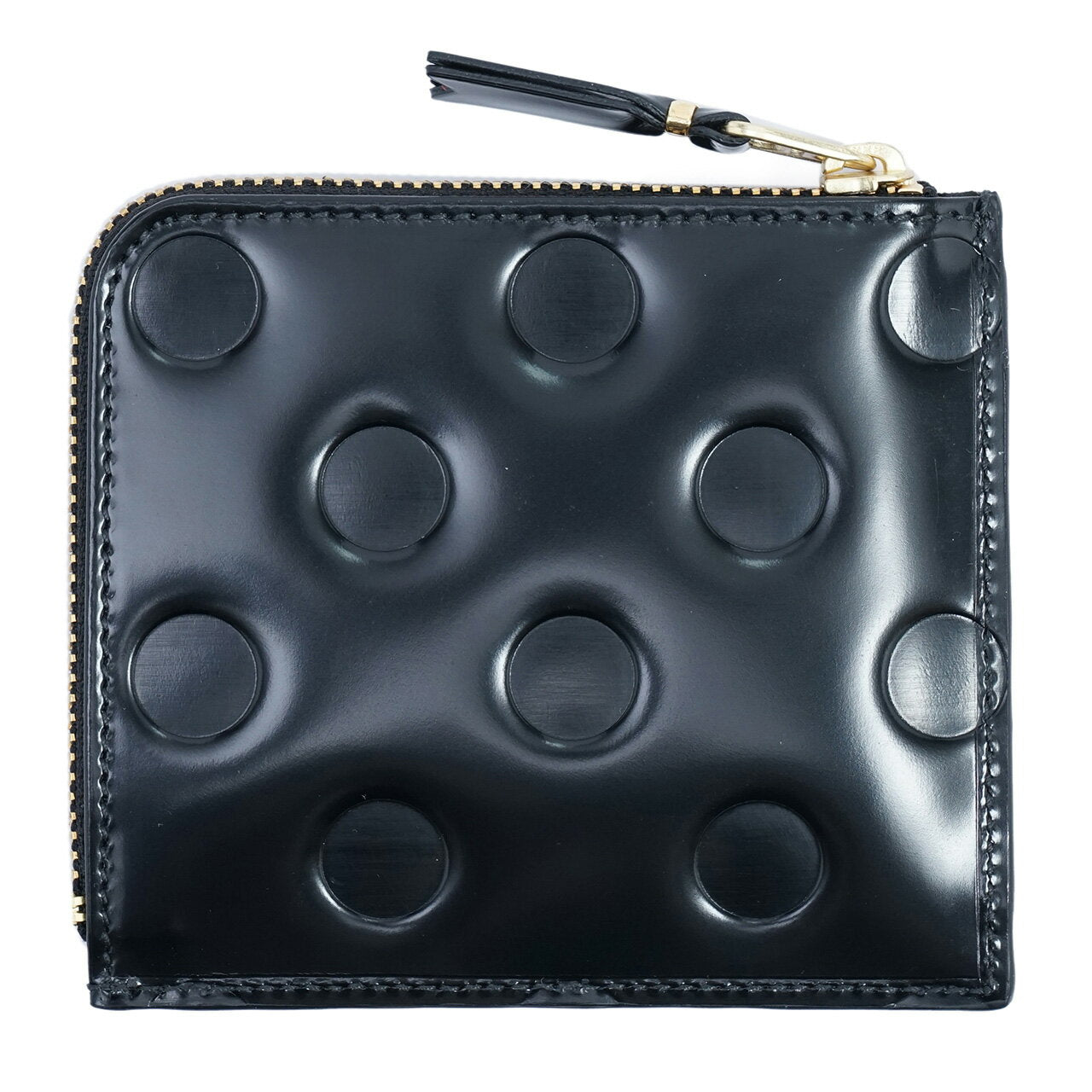 COMME des GARCONS SA3100NE L-shaped mini wallet brand dot