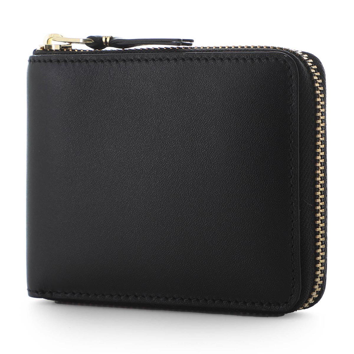 COMME des GARCONS bi-fold wallet with coin purse black men's women's sa7100 black CLASSIC LEATHER WALLET [Free return shipping] [2025SS]