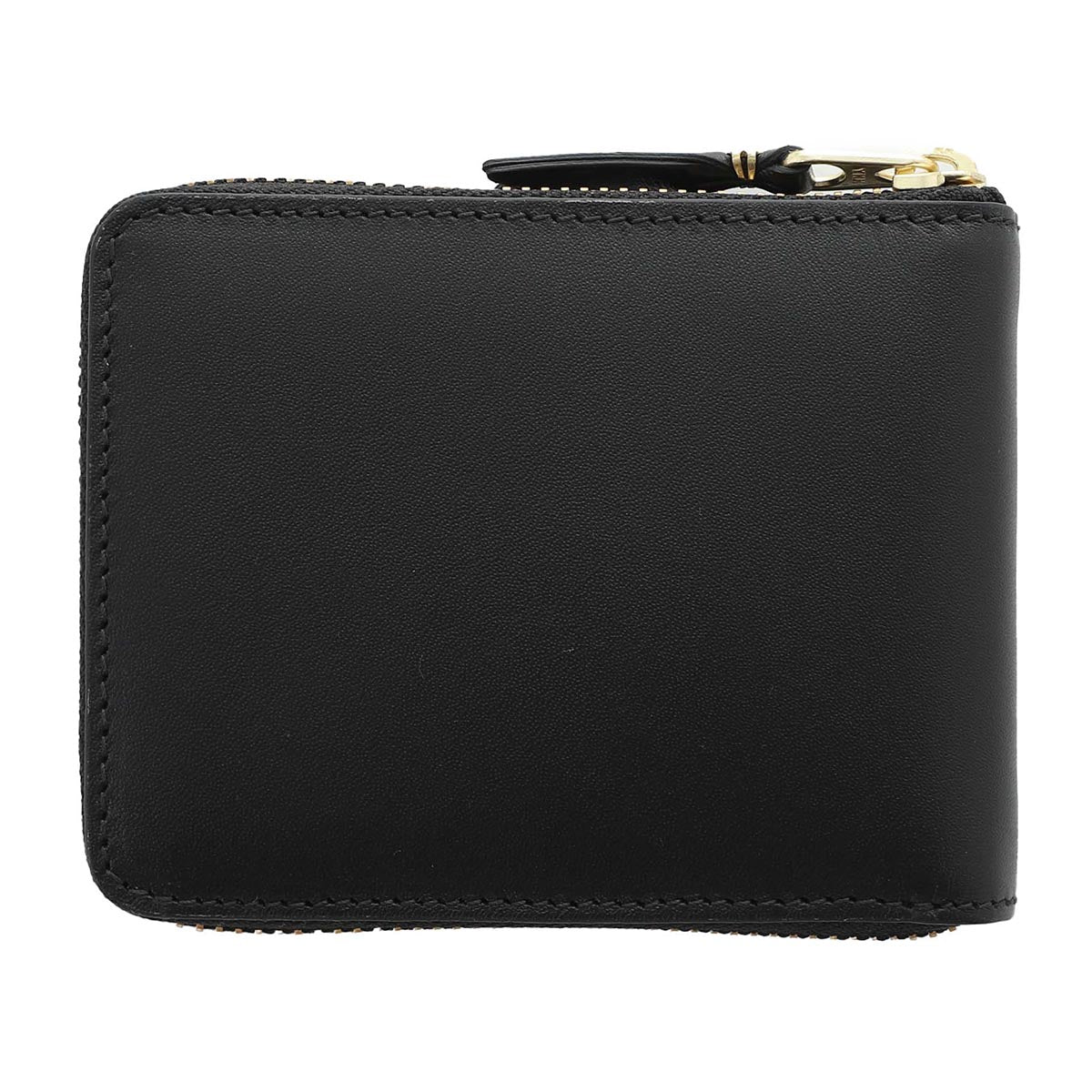 Cartera COMME des GARCONS de dos pliegues con monedero negro para hombre y mujer sa7100 CARTERA CLÁSICA DE PIEL [Envío de devolución gratuito] [2025SS]