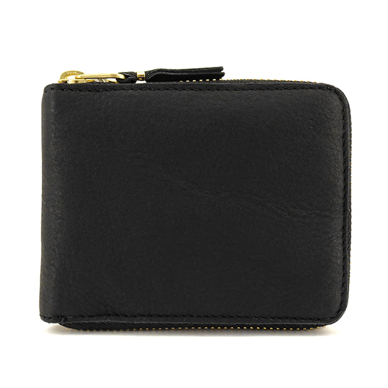 [¡Limitado a 3/1! 9x puntos] Billetera plegable COMME des GARCONS para hombre y mujer WASHED WALLET SA7100WW NEGRO Billetera lavada NEGRO Billetera plegable Accesorios pequeños