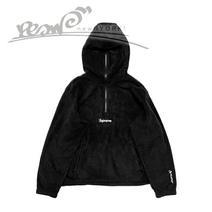 [20% OFF SALE] [Men's Pullover Hoodie Black] Supreme [Polartec Facemask Half Zip Hooded Sweatshirt] [FW23SW78] "Supreme Face Mask Half Zip Hoodie"