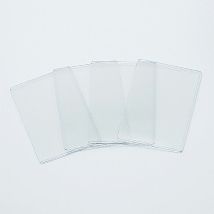 UV-Cut Super Clear Side Loader (50 Pieces) Trading Card Trading Card TCG Trading Card Sleeve Collection Storage Storage Protection Horizontal Insert Card Loader Transparent UV-Cut Hard