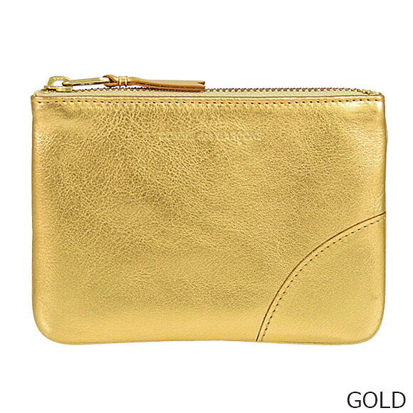 [10% OFF coupon eligible] COMME DES GARCONS Wallet Pouch/Coin Case GOLD LINE ZIP POUCH [Gold Line] Women's Men's SA8100G [2025SS-]