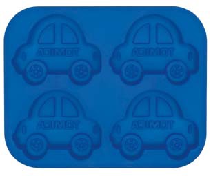 [3rd to 11th, 20x points] Silicone 3D cake mold for 4 pieces Tomica Character Sweets Silicone Cooking Equipment Confectionery Baking Handmade Christmas Valentine's Day Birthday Madeleine Type [Character Kuruma Car