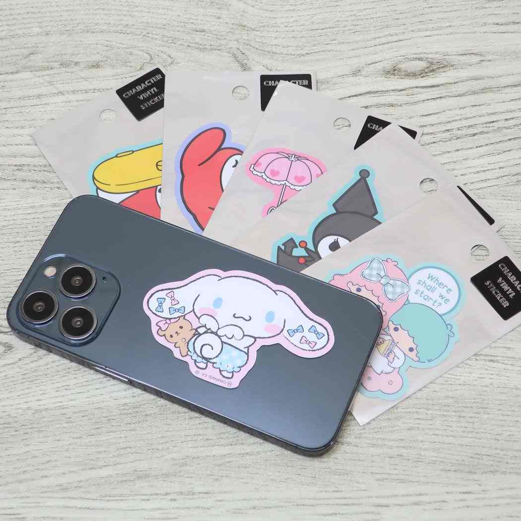 Cinnamoroll Die Cut Seal Die Cut Vinyl Sticker Angel Sanrio Small Planet Deco Sticker Water Resistant Character Goods Mail-Can be Cinema Collection