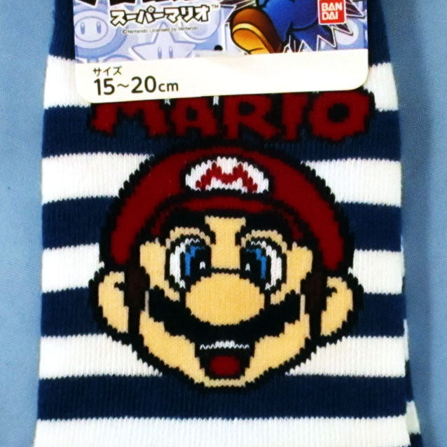 Calcetines de Super Mario/Calcetines de personajes/Calcetines/Zapatillas largas para niños/niños/niñas★Bandai◇