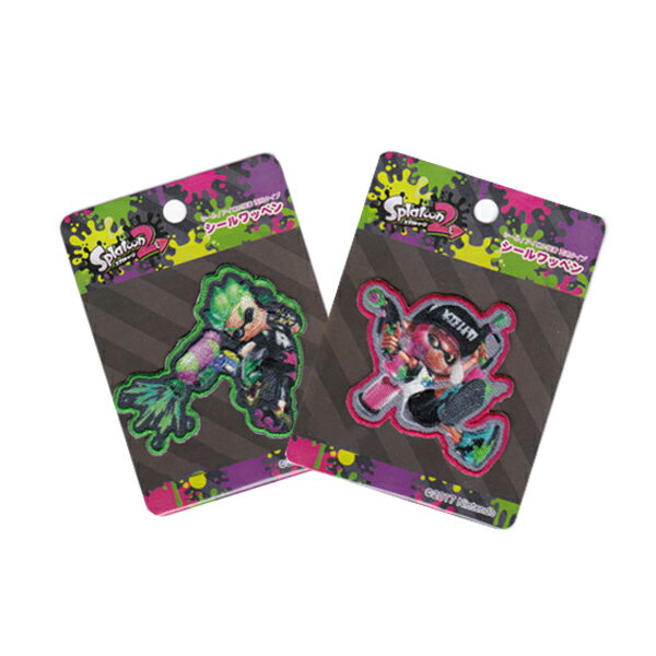 Splatoon patch popular game Splatoon 2 character embroidered patch iron patch girl boy boy genuine product kindergarten entrance school entrance wappen Splatoon WAPPEN wake up applique Ninten