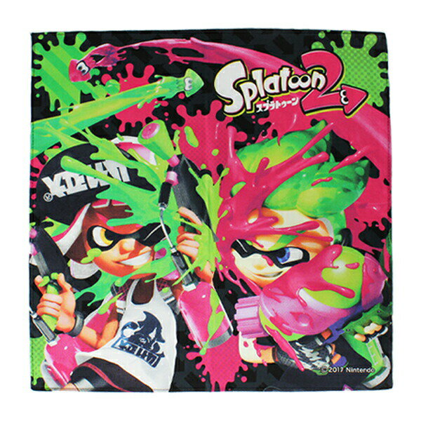 Set of 5 handkerchiefs Splatoon 2 handkerchief (girl & boy pattern) Bulk purchase Character Game Squid Kids Goods Point consumption Free shipping Point consumption Free shipping Children Boys Entrance kindergarten Entrance Nint