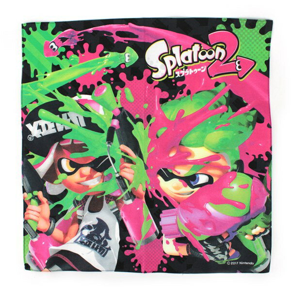 Splatoon 2 Lunch Cloth (Girl & Boy Pattern) School Lunch Nafkin Character Game Squid Kids Goods Children Enrollment School Enrollment Nintendo Nintendo SPT-604 [M Delivery 1/20]