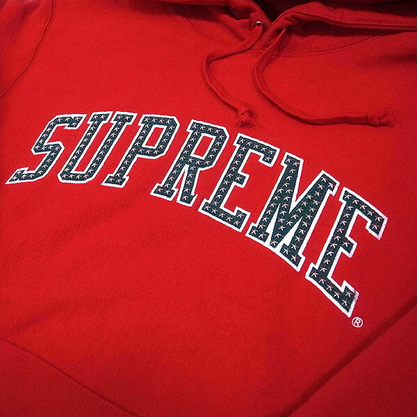 New Supreme Men's Hoodie Supreme Stars Arc Hooded Sweatshirt Direct Store Purchase Authentic 2022SS SS22SW68 Red Size M Next Day Delivery Excel World Gift Present Brand