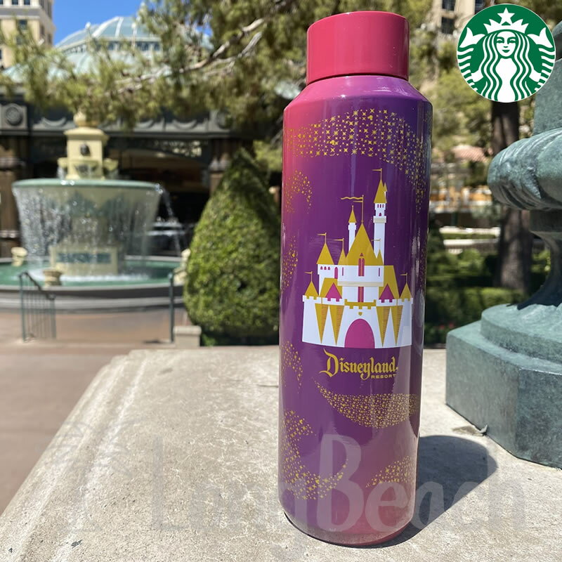 <calif. disney limited edition> CAFÉ STARBUCKS Botella de 20 oz (591 ml) Botella de agua Diseño de castillo Starbucks [Difícil de conseguir] [California] [Anaheim] [Starbucks] [Café] [Dulces] [Dulces]</calif.>