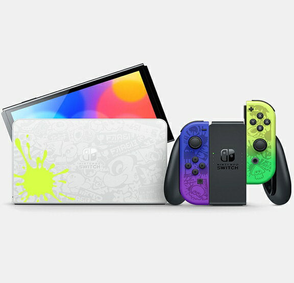 [New] Ships within 1 week [A set that you can play immediately! 】Nintendo Switch (Organic EL Model) Splatoon 3 Edition & Splatoon 3 Software Set Splatoon 3 Switch Game Console Special Design