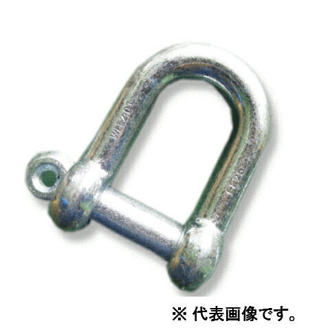 Same-day shipping [Set of 50] Uniqlo (white) Threaded shackle 12mm, normal type D shackle