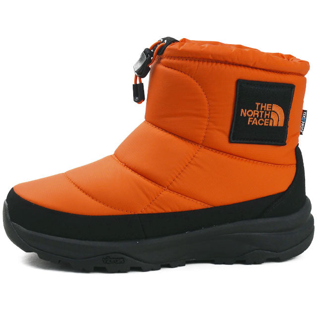 The North Face Nuptse Booty Waterproof Logo Short Snow Boots Waterproof Women's Thermal Warm-proof Men's Winter Boots Water Repellent Short Boots Snow Shoes Winter Sole