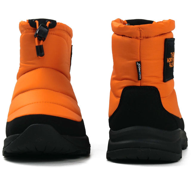 The North Face Nuptse Booty Waterproof Logo Short Snow Boots Waterproof Women's Thermal Warm-proof Men's Winter Boots Water Repellent Short Boots Snow Shoes Winter Sole