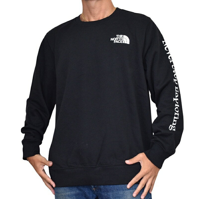 Large size Men's North Face Crew Neck Sweatshirt Sweatshirt USA Model THE NORTH FACE PLACES WE LOVE CREW XL XXL XXXL