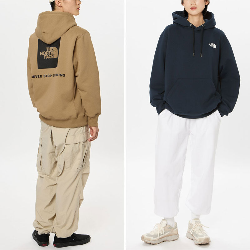 THE NORTH FACE Hoodie Sweatshirt Men's Back Square Logo Hoodie NT62348 2024AW tnfswt [Clothing] 2408ripe [No returns, exchanges, wrapping] _wts25