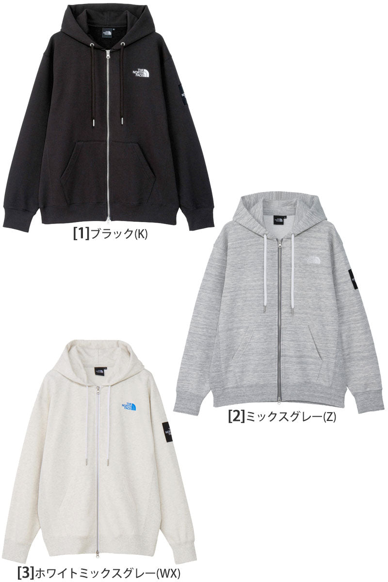 THE NORTH FACE Hoodie Sweatshirt Men's Square Logo Full Zip Square Logo Full Zip NT12335 2025SS tnfswt [Clothing] 2501wann