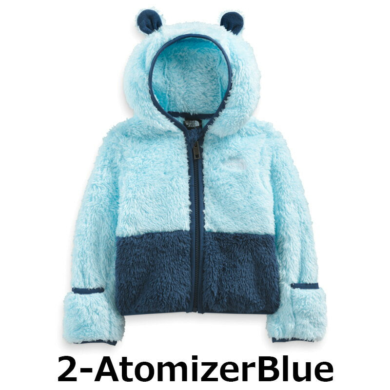 North Face Baby Fleece Hoodie Boa Jacket 0 Years Old 1 Years Old 2 Years Old [60cm 70cm 80cm 90cm] (3 months, 6 months, 12 months, 18 months, 24 months) Camping Share Bear Fluffy Cold Protection Baby Clothes Autumn/Winter Men's