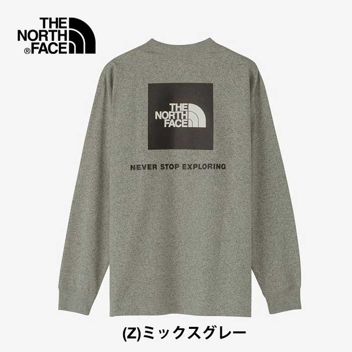 [Up to 64% off! Rakuten Super Sale from 3/4! 】THE NORTH FACE L/S Back Square Logo Tee Long Sleeve Back Square Logo Tee NT82333 [Long T-shirt Long Sleeve Outdoor T-shirt Unisex �