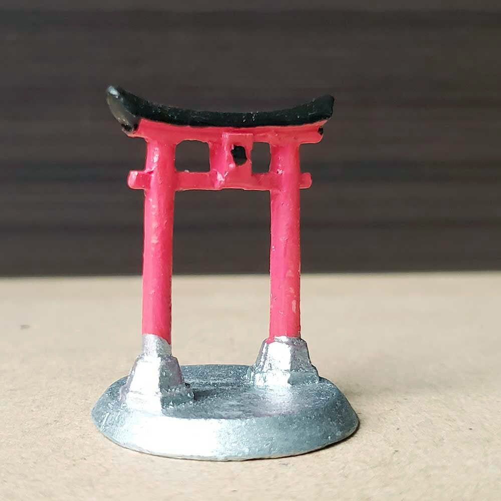 Interior Bonsai Miniature Torii Ornament Decorative Figure Shrine Dry Landscape Mini Garden Zen-garden Ornamental Plant Bonsai Terrarium Polyresin Zen Training God God Tabletop Bonsai Decoration Interior Dry Landscape Japanese Garden