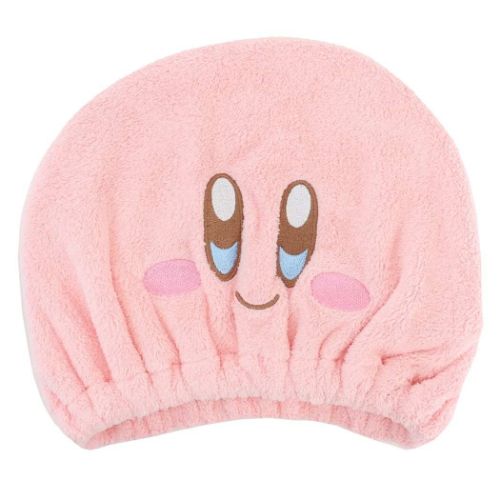 Gorro de toalla Kirby Star Gorro para el pelo absorbente de agua de secado rápido Tees Factory Toalla para secar el pelo Sombrero Después del baño Correo: puede ser un caramelo de malvavisco