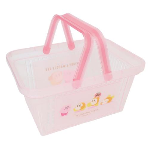 Storage supplies Kirby Star Clear Character Basket Kirby & Waddledie Tees Factory Interior Goods Small Items Storage Case Marshmallow Pop