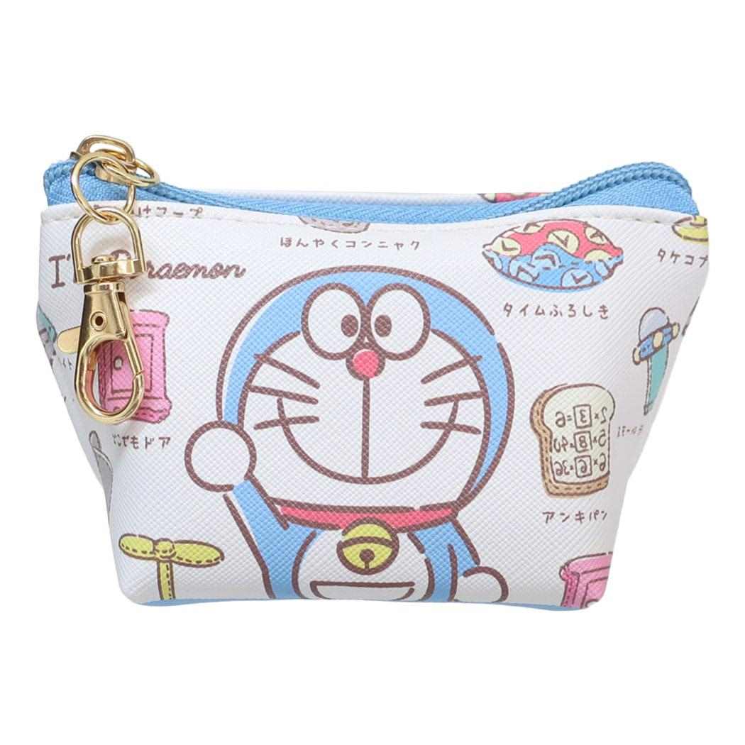 Minibolsita con forma de triángulo con la frase "I'm Doraemon", herramienta secreta, accesorios de fábrica de Sanrio Tees, soporte para regalo, artículos de personajes de anime adorables, colección de cine