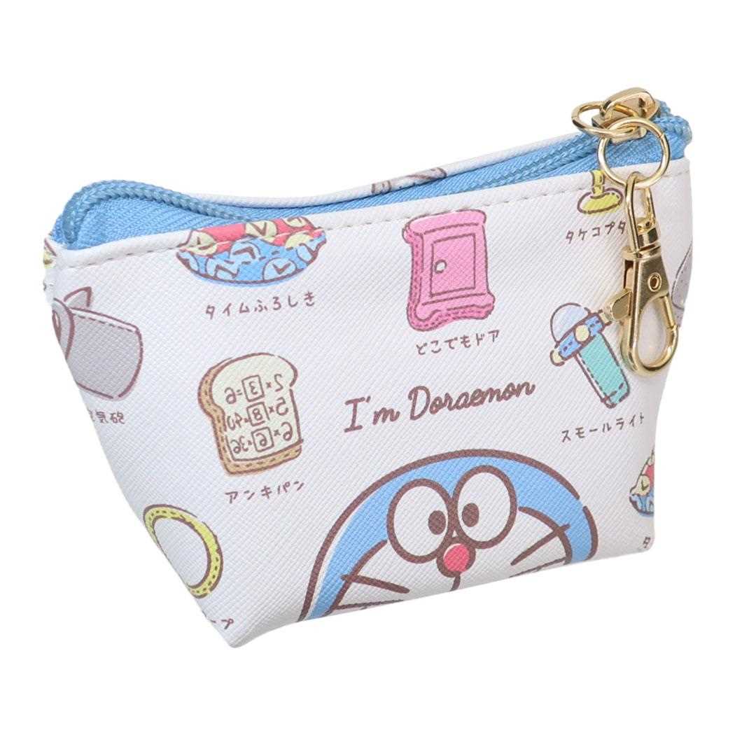 Minibolsita con forma de triángulo con la frase "I'm Doraemon", herramienta secreta, accesorios de fábrica de Sanrio Tees, soporte para regalo, artículos de personajes de anime adorables, colección de cine