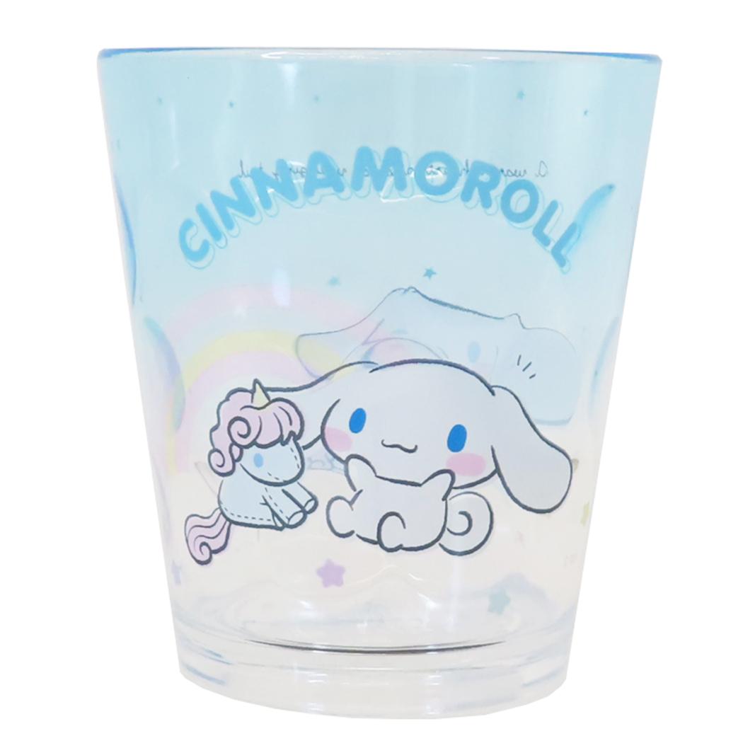 Cinnamoroll Plastic Cup Dot Tumbler Rainbow Sanrio Tees Factory Plastic Tableware Cute Character Goods Cinema Collection