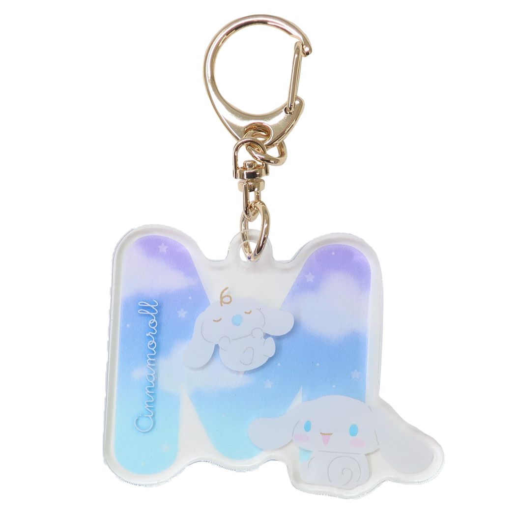 Llavero Cinnamoroll Llavero inicial M Sanrio Tees Factory Petit Gift Artículos de personajes Colección de cine por correo