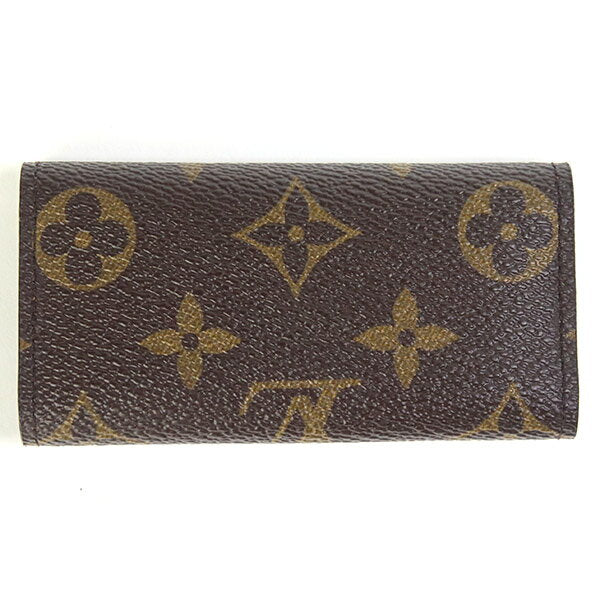 [Free official paper bag] [Name engraving] Louis Vuitton Key Case Multicle 4 Women's Men's 4-row Monogram Armagnac M69517 LOUIS VUITTON Louis Vuitton New Genuine Gift 2024 Mail Order Le