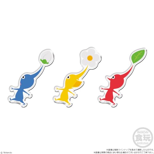 BANDAI [Resale] Pikmin Cara Magnets (14 pieces) Candy Toys/Chewing Gum (Pikmin)