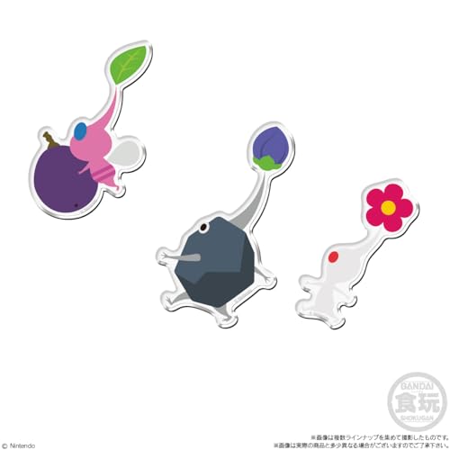 BANDAI [Resale] Pikmin Cara Magnets (14 pieces) Candy Toys/Chewing Gum (Pikmin)