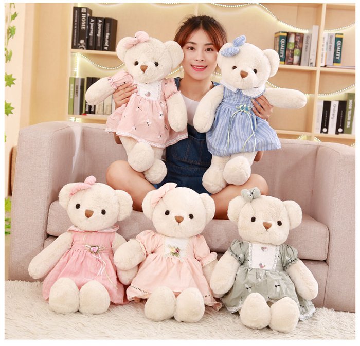 Stuffed animal bear approx. 40cm/55cm/85cm bear cute stuffed animal Christmas present birthday bear plush toy large bear big plush toy fluffy toy animal stuffed animal body pillow women mother's day �