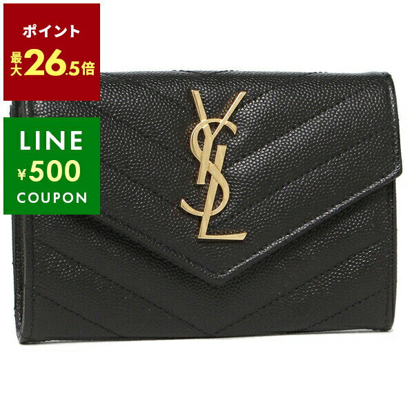 [10% Point Back 3/4 10am - 3/7 10am] Saint Laurent Paris Card Case for Women Monogram ENVELOPE CARD HOLDER WALLET Wallet SAINT LAURENT PARIS 414404BOW01 1000 1000 1000 1000 1000 1000