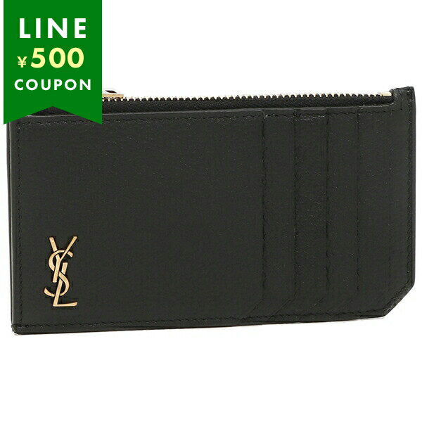 [10% Puntos de devolución 3/4 10am - 3/7 10am] Estuche Saint Laurent Paris Fragment Tiny Monogram Negro para hombre y mujer SAINT LAURENT PARIS 637425 15B0W 1000