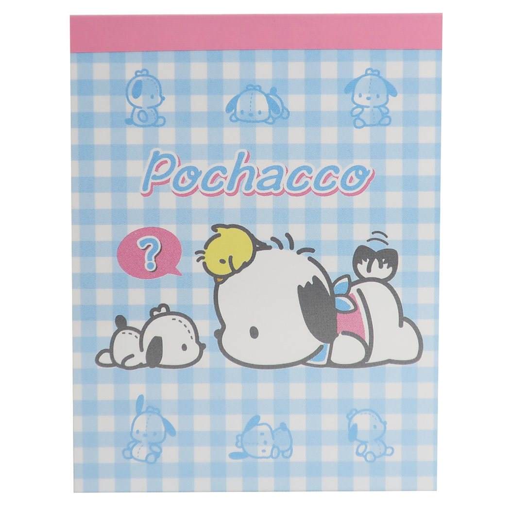 Pochacco Notepad Mini Mini Memo Friends Sanrio Yamano Paper Industry Petit Gift Character Goods Mail-order Cinema Collection Present Boy Girl