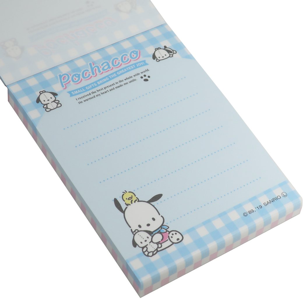 Bloc de notas Pochacco Mini Mini Memo Amigos Sanrio Yamano Industria del papel Petit Gift Personaje Bienes Venta por correo Cine Colección Presente Niño Niña