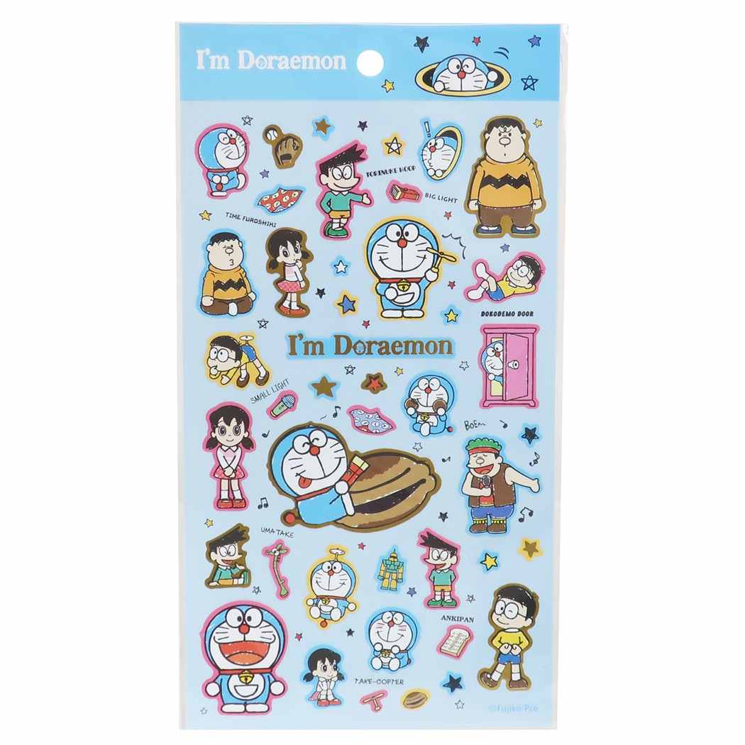 I'm Doraemon Goods Stickers Sheet Character Stickers A Sanrio Yamano Paper Industry Mini Sticker Set Notebook Decoration Anime Characters Mail-order Available Boys Girls New Semester Present Gift Miscellaneous