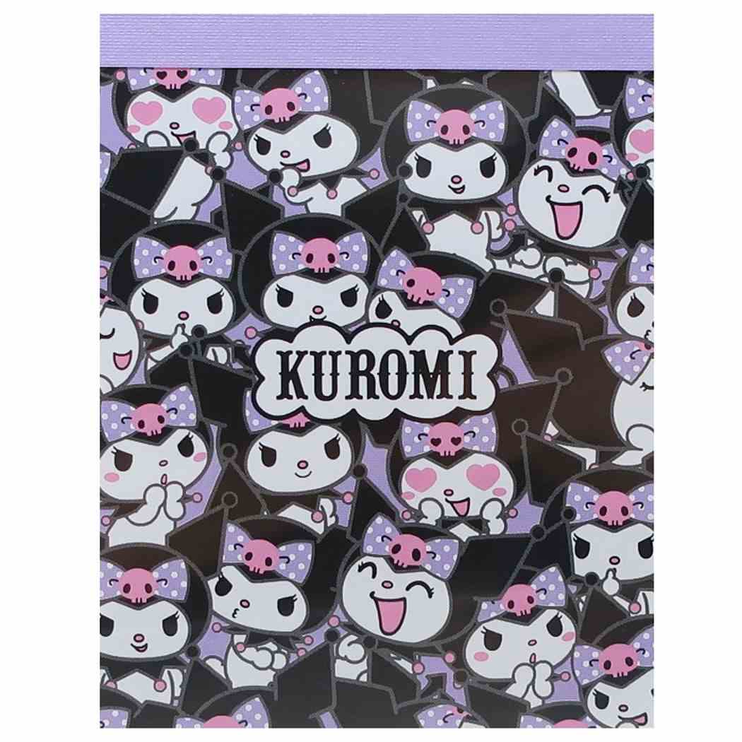 Bloc de notas Kuromi Mini Mini Memo KU Nueva escuela Sanrio Yamano Industria del papel Nueva escuela Preparación Papelería Lindo Personaje Productos Correo-Puede ser Colección de cine