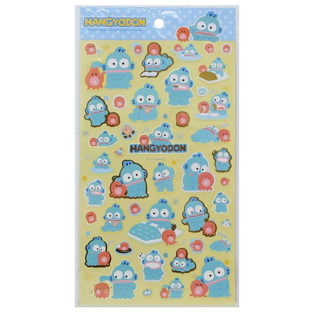 Hangyodon sticker sheet sticker HG Sanrio Yamano Paper Industry Decoration Decoration Decorative Stickers Character Goods Mail-order Cinema Collection