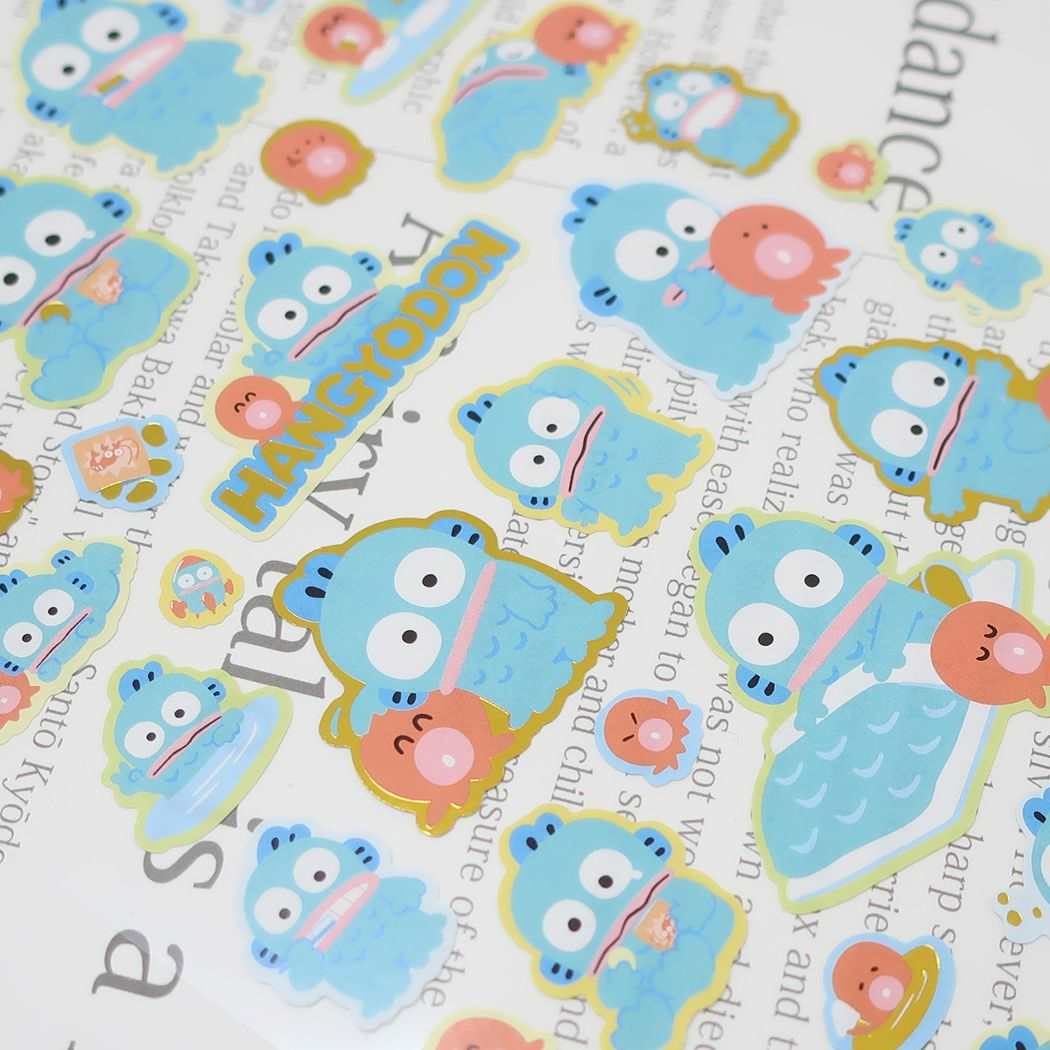 Hangyodon sticker sheet sticker HG Sanrio Yamano Paper Industry Decoration Decoration Decorative Stickers Character Goods Mail-order Cinema Collection