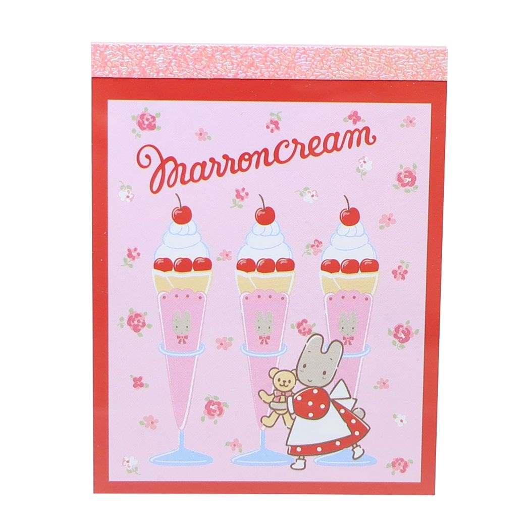 Maron Cream Mini Mini Memo Mini Memo M/A Uki Uki Everyday Sanrio Yamano Paper Industry Notepad Character Goods Mail-order Cinema Collection