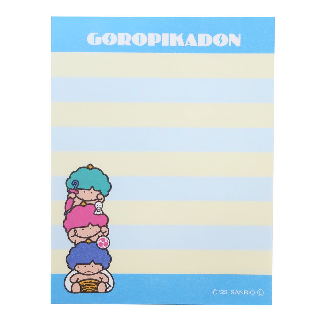 Goropikadon Mini Mini Memo Mini Memo G/O Básico Sanrio Yamano Industria del papel Bloc de notas Personaje Productos Pedidos por correo Colección de cine