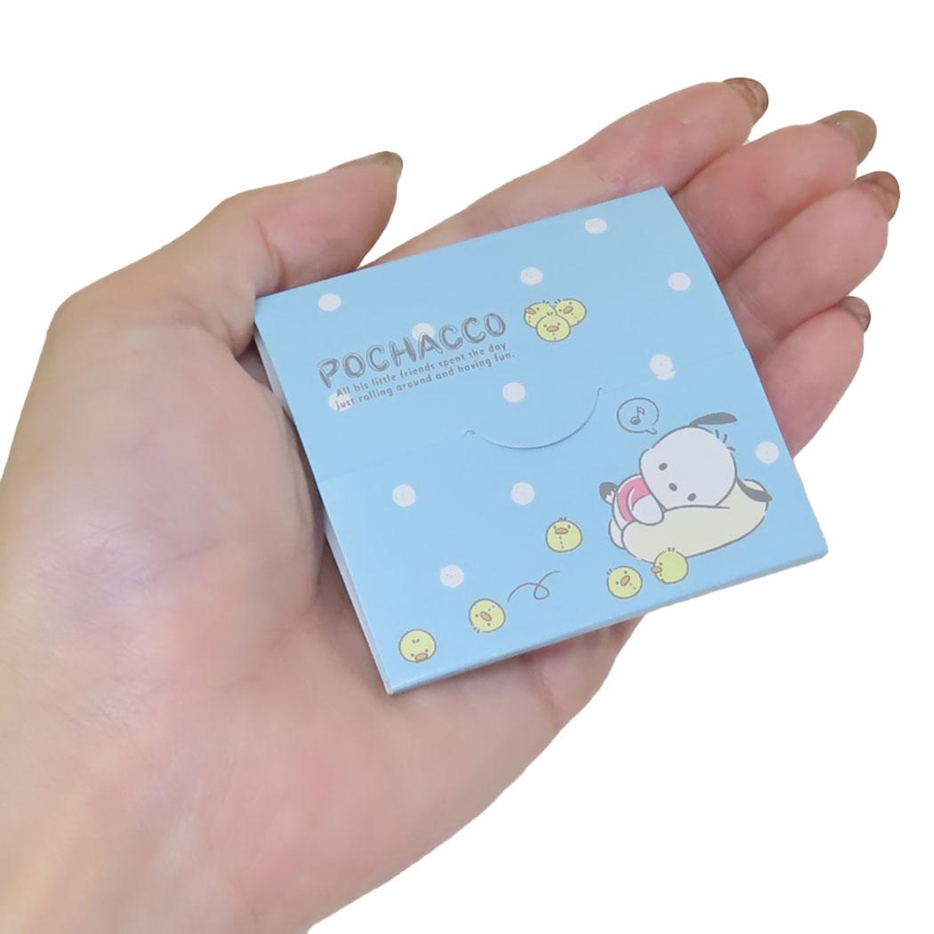 Juego de notas adhesivas Pochacco para PC, ocio, Sanrio, Yamano, industria del papel, artículos de papelería para la preparación del nuevo semestre, material de oficina, productos con personajes simpáticos, entrega por correo disponible, colección de cine