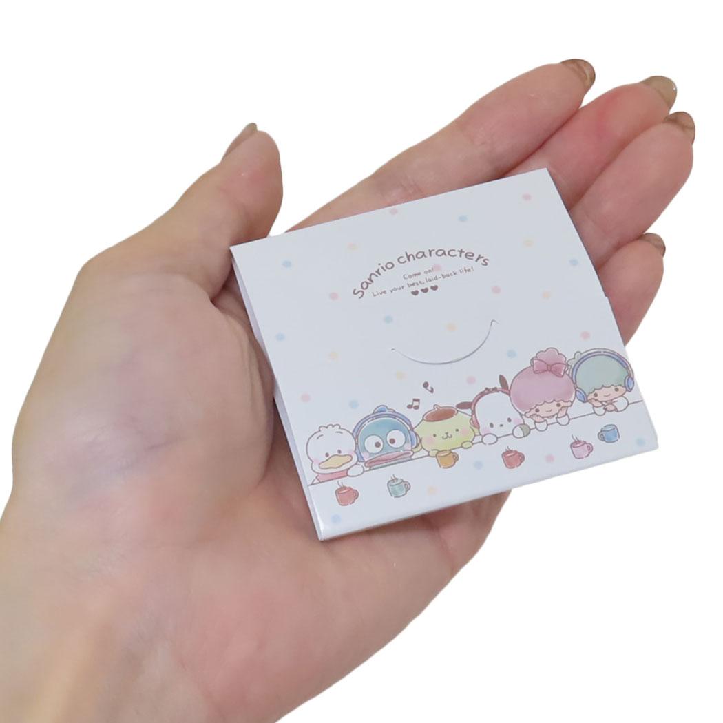 Sanrio Characters Sticky Note Set MX Chirax Sanrio Yamano Paper Industry New Semester Preparation Stationery Office Supplies Cute Character Goods Mail-Can be Cinema Collection