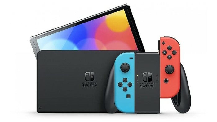 [Boxed and damaged] Nintendo Switch OLED model Joy-Con (L) Neon Blue/(R) Neon Red HEG-S-KABAA Nintendo [New product] [Can be used together] [Same day shipping, Saturday and public holidays] [Free shipping]