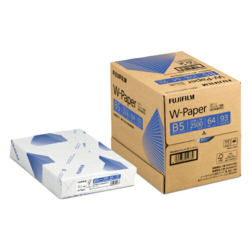 FUJIFILM Fujifilm Copy Paper W-Paper B5 2500 sheets ZGAA1282 [For corporate customers only] [Cash on delivery not available] [Time cannot be specified] [Delivery not available to Okinawa and remote islands]